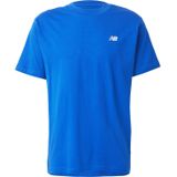 New Balance - Sport Essentials - T-shirt - Katoen - Blauw