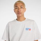 New Balance - T-shirt - Grijs Melange