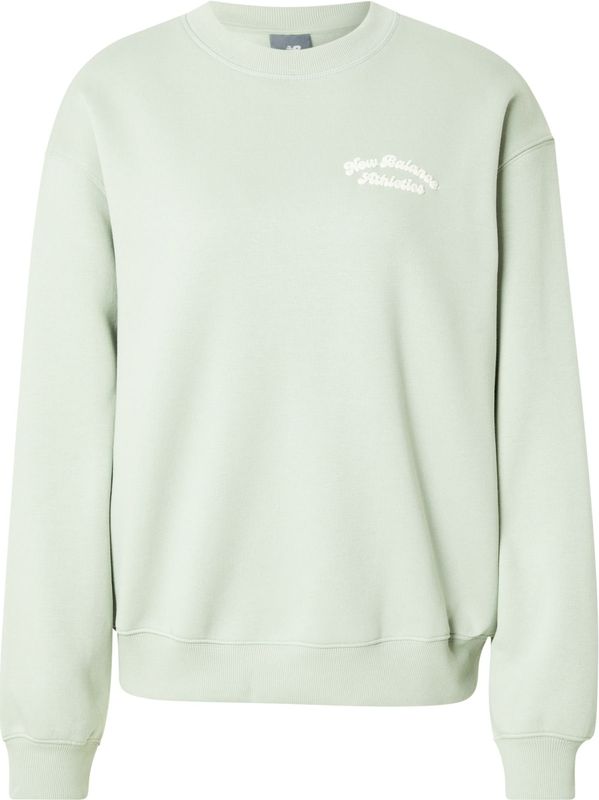 New Balance - Heritage - Sweatshirt - Lichtbeige / Pastelgroen