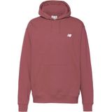 New Balance - Sport Essentials - Hoodie - Grijs - Fleece - Geborduurd Logo