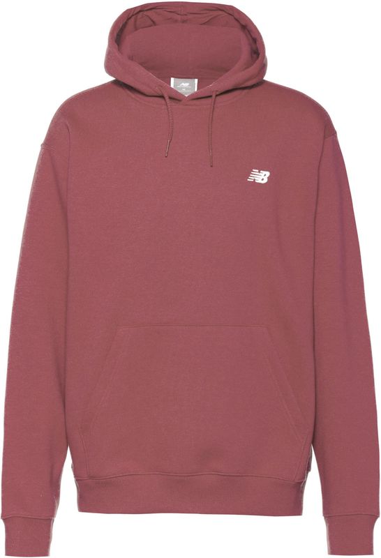 New Balance - Sport Essentials - Hoodie - Grijs - Fleece - Geborduurd Logo