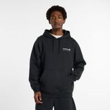 New Balance - Linear Graphic Hoodie - Heren - Zwart