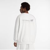 New Balance - Linear Graphic Crew - Sweatshirt - Wit