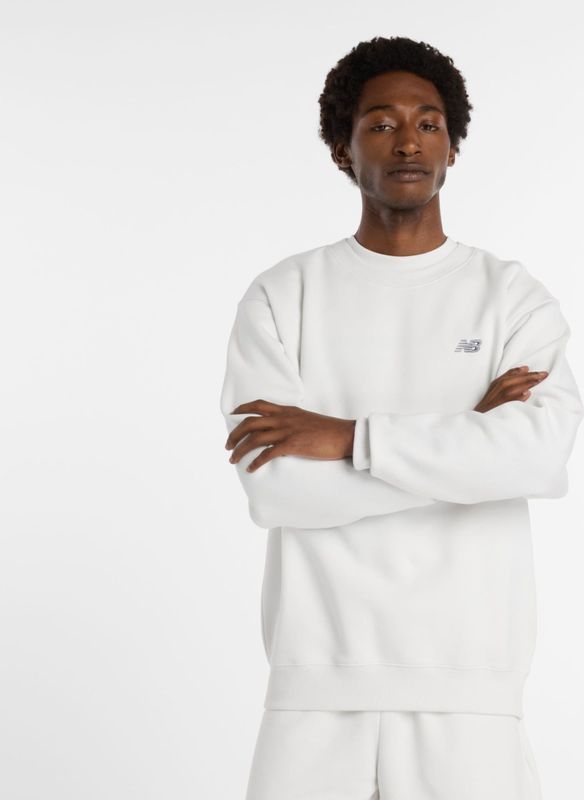 New Balance - Linear Graphic Crew - Sweatshirt - Wit
