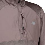 New Balance - Athletics Heat Grid 1/2 Zip - Trainingsjack - Wit