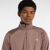 New Balance - Athletics Heat Grid 1/2 Zip - Trainingsjack - Wit