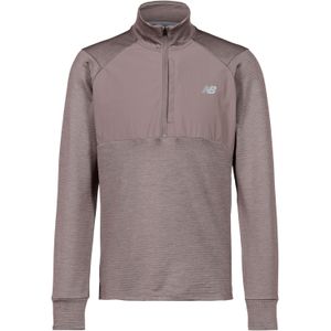 New Balance - Athletics Heat Grid 1/2 Zip - Trainingsjack - Wit
