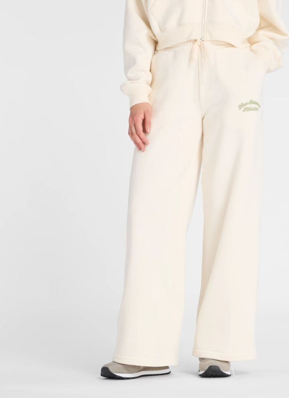 New Balance - WP53902 - Fleece Wide Leg Jogger - Beige