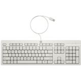 HP 225 Wired Mouse and Keyboard Combo toetsenbord Inclusief muis Kantoor USB Wit