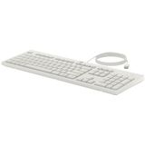HP 225 Wired Mouse and Keyboard Combo toetsenbord Inclusief muis Kantoor USB Wit
