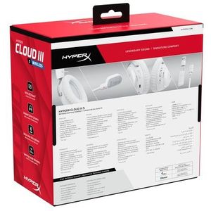 HyperX - Cloud III S - Wireless Gaming Headset - Wit