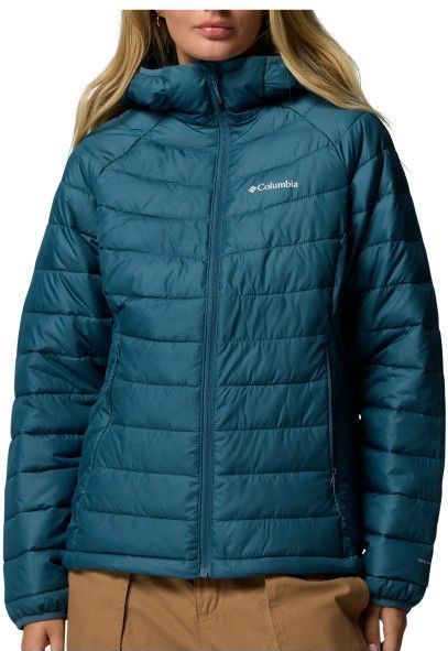 Columbia Womens Powder Lite II Hooded Jacket Synthetisch jack (Dames |blauw)