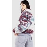 Columbia - Helvetia II Printed Cropped Half Snap - Fleece - Bordeauxrood