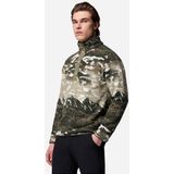 Columbia - Helvetia II Printed Half Snap Fleece - Kaki - Herenfleece