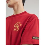COLUMBIA Functioneel shirt 'CSC™ Heritage'  mosterd / rood / zwart / offwhite