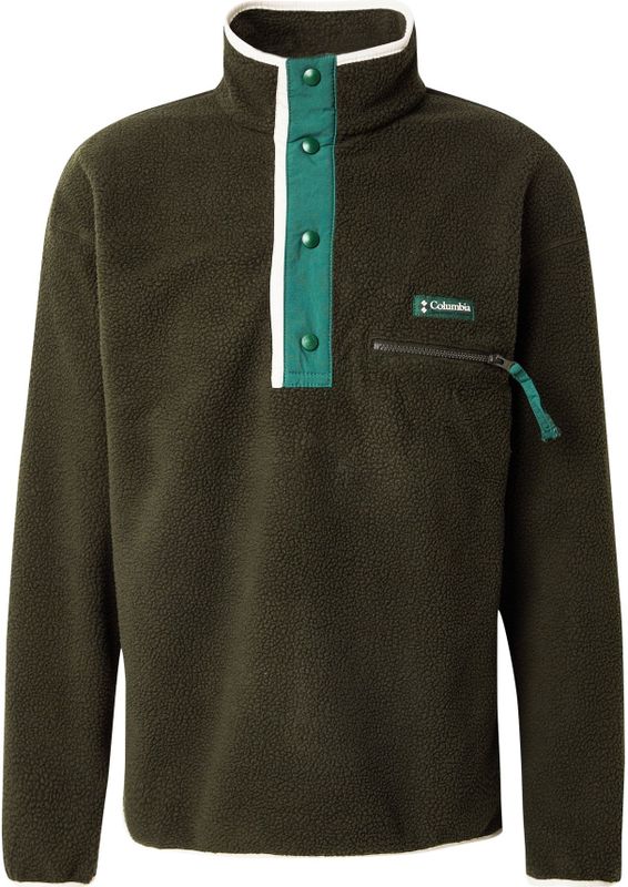 Columbia - Helvetia II Half Snap Fleece - Groen - Fleece voor Heren