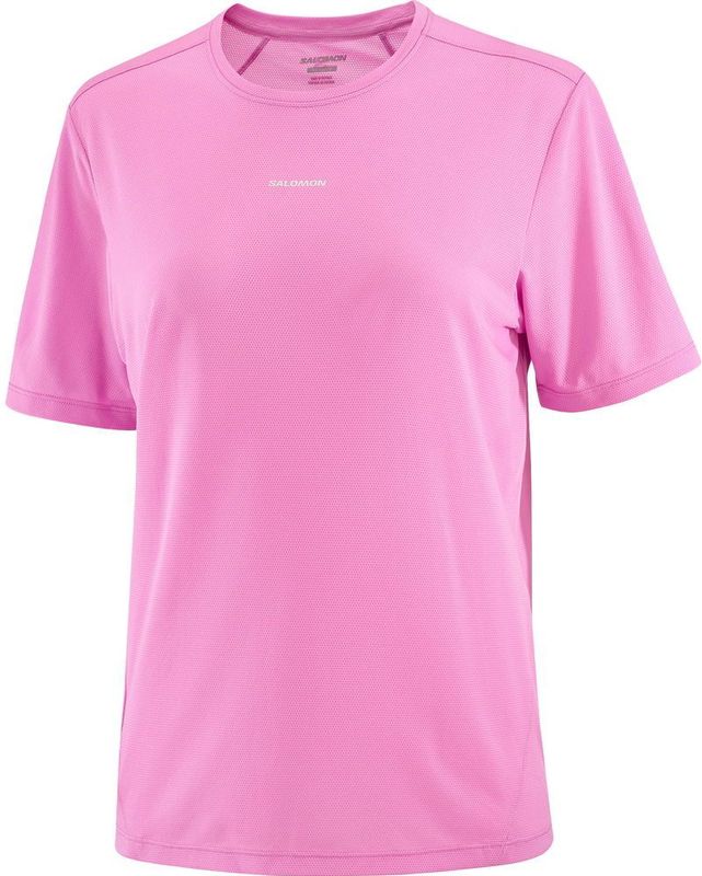 Salomon - Shakeout Core SS Tee - Roze - Dames