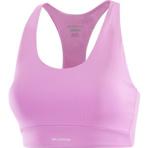 Salomon - Shakeout Core Bra - Roze - Sportbeha