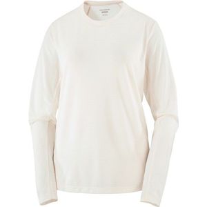 Salomon - Shakeout Core LS Tee - Whisper White - Dames