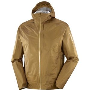 Salomon - Bonatti Waterproof Jkt - Kaki - Heren - Ultra-light en Waterdicht
