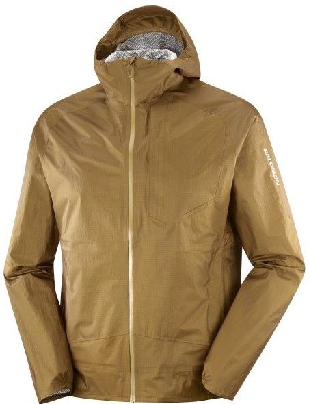 Salomon - Bonatti Waterproof Jkt - Kaki - Heren - Ultra-light en Waterdicht
