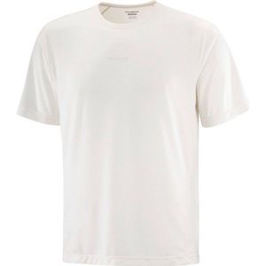 Salomon - Shakeout Core SS Tee - Heren - Whisper White - Sportshirt