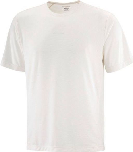 Salomon - Shakeout Core SS Tee - Heren - Whisper White - Sportshirt