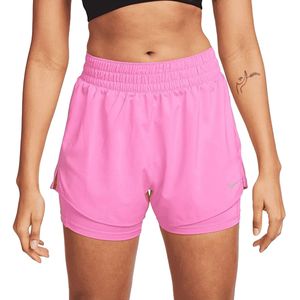 CRZ YOGA Dames Korte Sport Broek Running Broek Hoge Taille Fitness Sport Shorts Korte Broek met Rits Pocket wit L