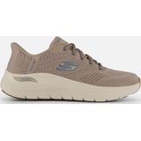Skechers - Arch Fit - Instappers - Taupe - Synthetisch - Vegan