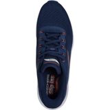 Skechers - Uno Arch Fit 2.0 Sneakers - Blauw - Textiel