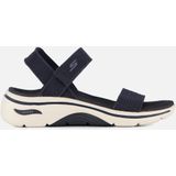 Skechers - Go Walk Arch Fit 2.0 - Damessandalen - Navy Blauw - Geprofileerde Goga Mat binnenzool