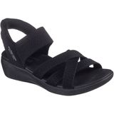 Skechers - Arya Slip-ins - Sandalen - Zwart - Textiel