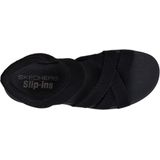 Skechers - Arya Slip-ins - Sandalen - Zwart - Textiel