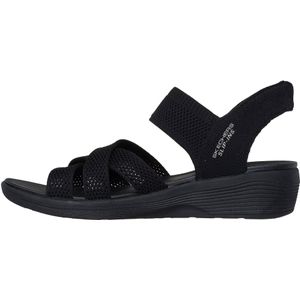 Skechers - Arya Slip-ins - Sandalen - Zwart - Textiel
