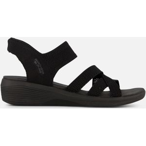 Skechers - Arya Slip-ins - Sandalen - Zwart - Textiel