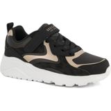 Skechers - Uno Lite Metallic Burst - Klittenbandschoen - Zwart Rose Goud