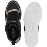 Skechers - Uno Lite Metallic Burst - Klittenbandschoen - Zwart Rose Goud