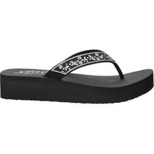 Skechers - Vinyasa - Dames Slippers - Zwart