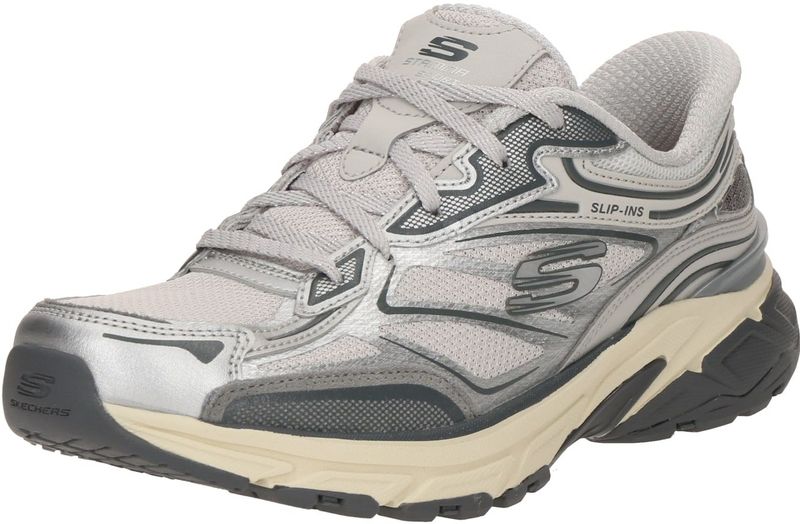 Skechers Hands Free Slip-Ins Stamina Sport dames sneaker - Zilver - Maat 37