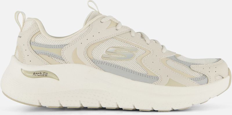 Skechers - Arch Fit 2.0 Vintage Luxe - Leren Dames Sneakers - Roze