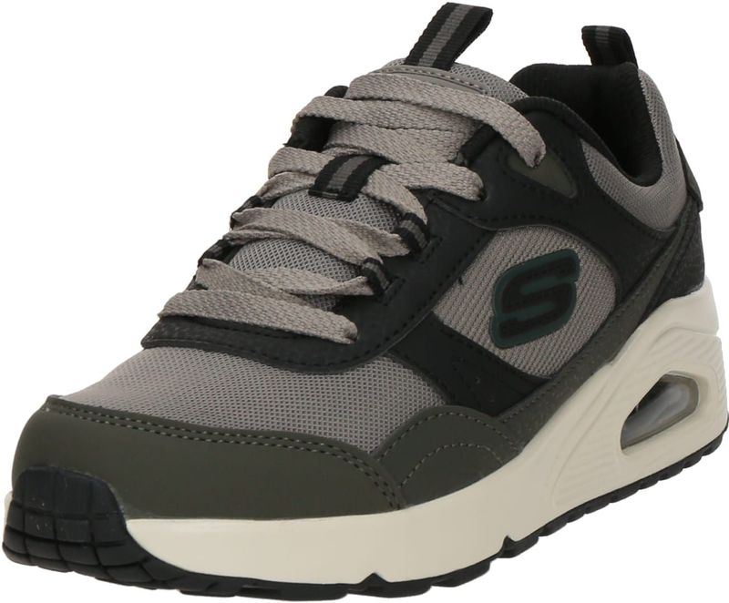 Skechers Uno Retro-Groove Sneaker, Bruin, 11 UK Kind, Bruin, 11 UK Child