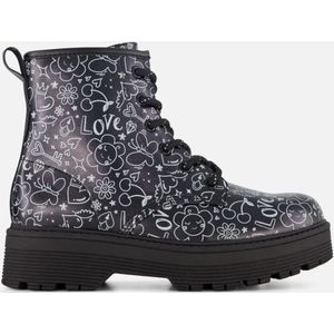 Skechers - Gravlen-Hi - Veterboots - Imitatieleer - Met Rits - Memoryfoam Voetbed