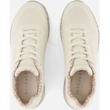 Skechers - Uno - Damessneakers - Wit Luipaard