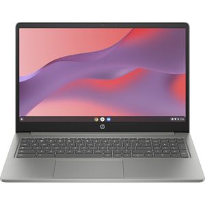 HP Chromebook 15a-nb0100nd Intel® N N100 39,6 cm (15.6"") Full HD 4 GB LPDDR5-SDRAM 128 GB UFS Wi-Fi 6 (802.11ax) ChromeOS Zilver