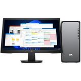 HP - OmniDesk M02-0010nd - Desktop-PC - Zwart - Intel Core i3-1215U - 8 GB RAM - 256 GB SSD