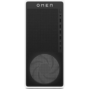 HP OMEN 16L Gaming Desktop TG03-0970nd PC AMD Ryzen™ 7 8700F 16 GB DDR5-SDRAM NVIDIA GeForce RTX 5060 Windows 11 Home Tower AI PC Zwart