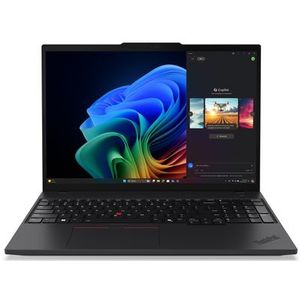 Lenovo ThinkPad T16 Gen 4 (16", 1000 GB, 32 GB, DE, AMD Ryzen AI 5 PRO 340), Notebook, Zwart