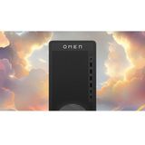 HP OMEN 16L Gaming TG03-0067nd AMD Ryzen™ 7 8700F 16 GB DDR5-SDRAM 1 TB SSD NVIDIA GeForce RTX 5060 Windows 11 Home Tower PC AI PC Zwart