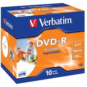 Verbatim 43521 lege dvd 4,7 GB DVD-R 10 stuk(s)