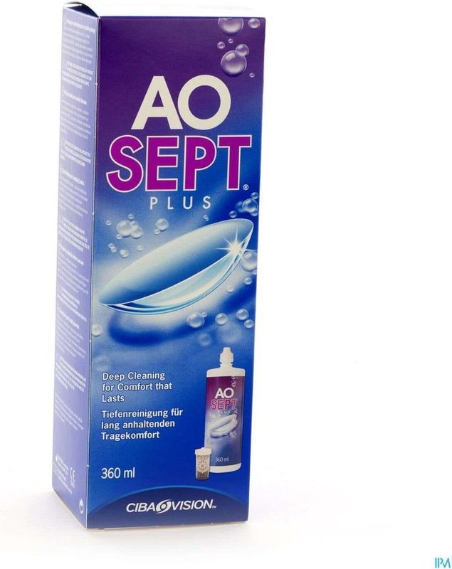 AOSept Plus (360 ml + 1 Behälter) Peroxidlösung, Pflegemittel